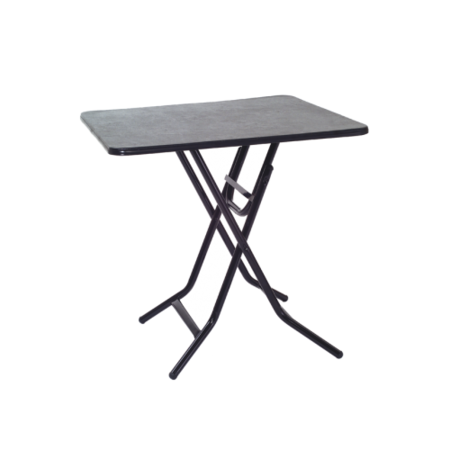 MITYLITE Plastic Folding Table, Gray, 36In. Square RT3636GRY1